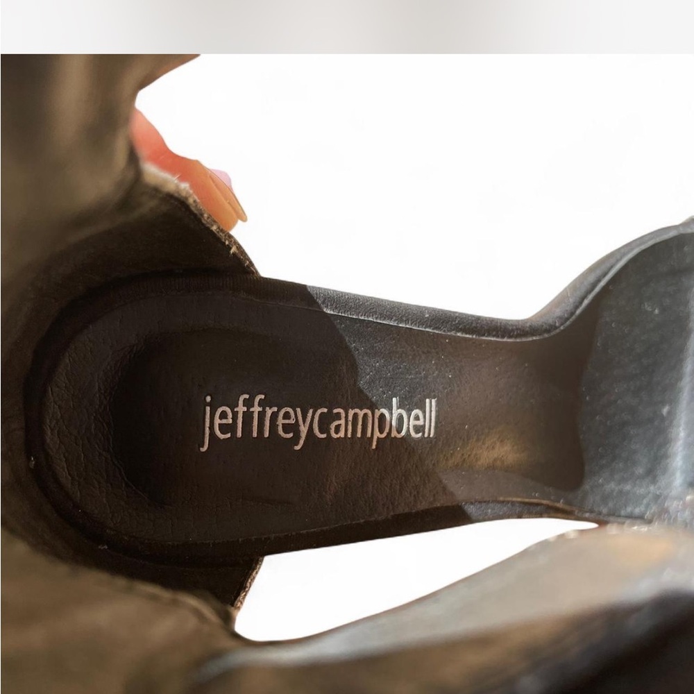 <Jeffrey Campbell> Ankle Strap Zebra Print Heeled… - image 8